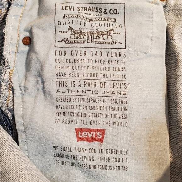 5. 1995 ~Vintage Levi's 💙 550 ~ 33 x 32 ~ September ~ - Picture 6 of 16